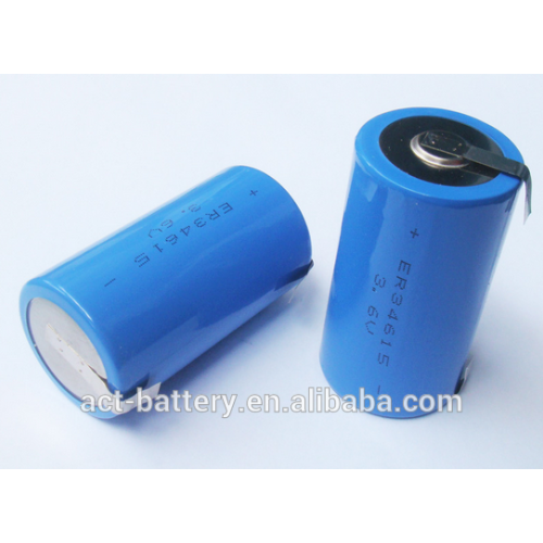UL approved ER14250/ER14505/ER14505M/ER26500/ER26500M/ER34615/ER34615M 18V Lithium Battery Pack